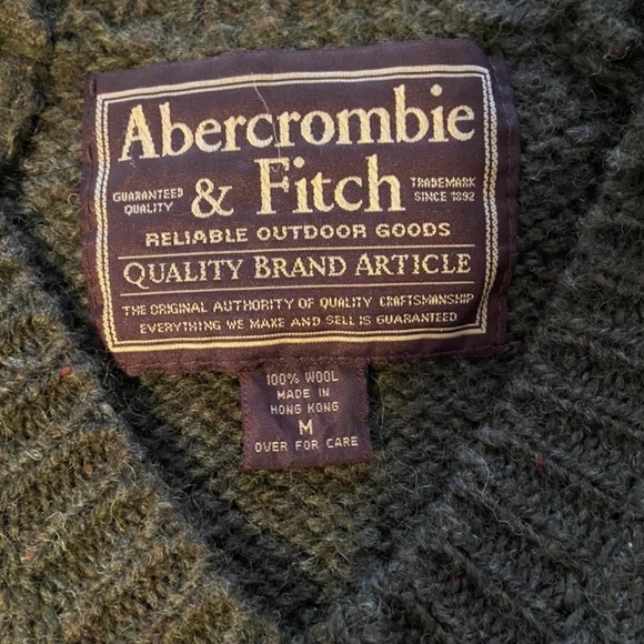 Vintage Wool Abercrombie & Fitch Sweater - Picture 2 of 4